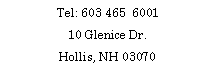 Address and Phone
